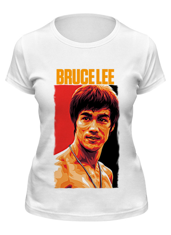 

Футболка женская Printio Bruce lee белая M, Белый, Bruce lee