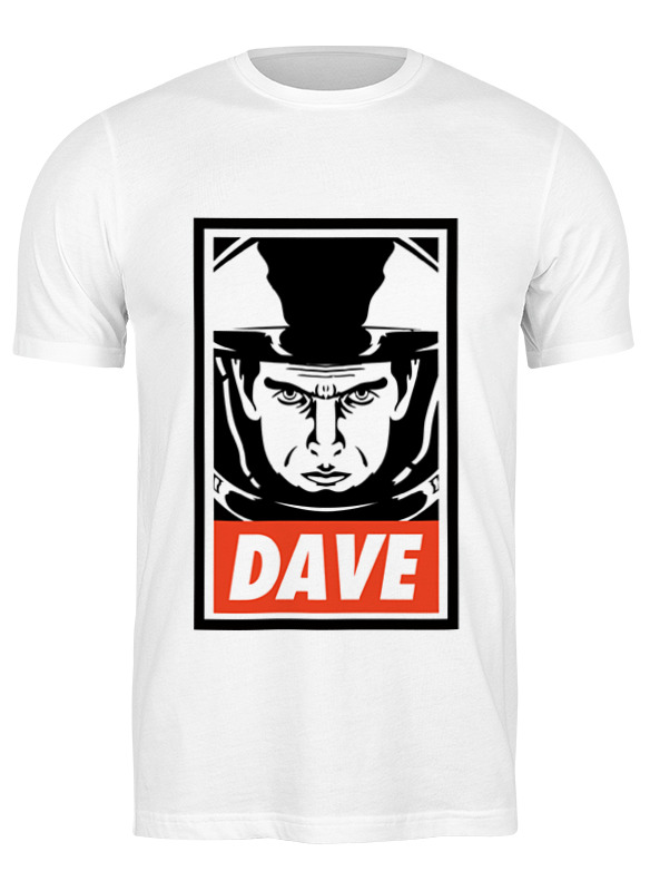 

Футболка мужская Printio Dave (2001: a space odyssey) белая XL, Белый, Dave (2001: a space odyssey)
