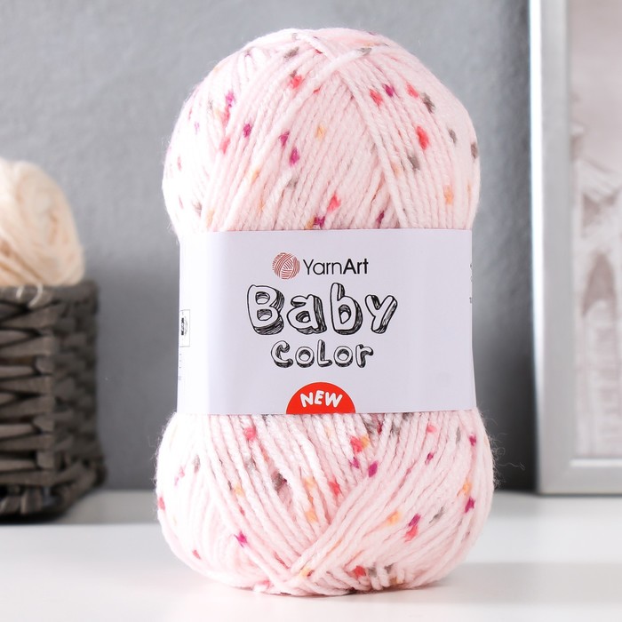 

Пряжа YarnArt "Baby color" 100% акрил 150 м, 1 шт, 50 г, 218 само, крапинка (9465030), Разноцветный