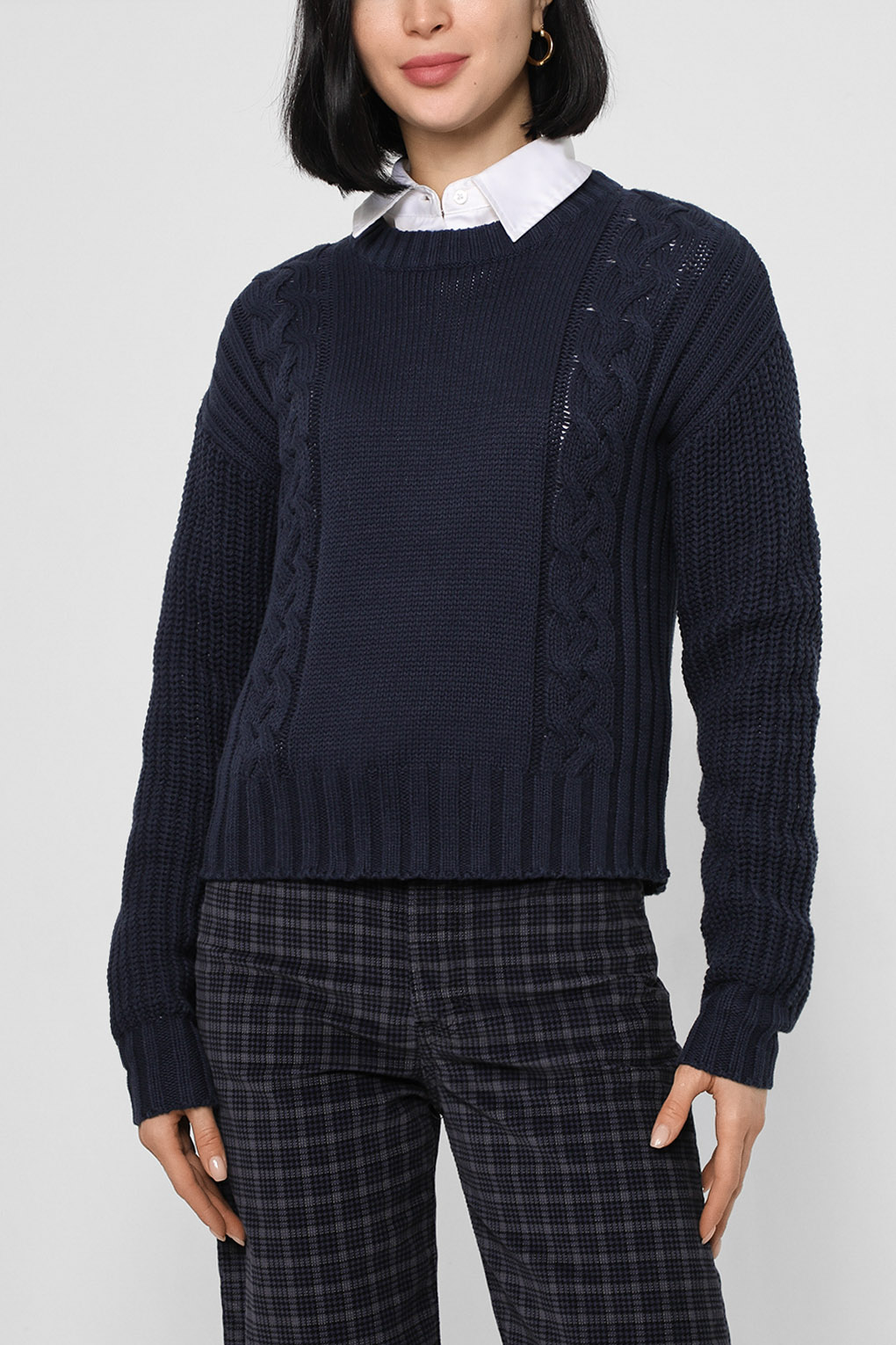 

Джемпер женский Esprit Casual 082EE1I325 синий S, 082EE1I325