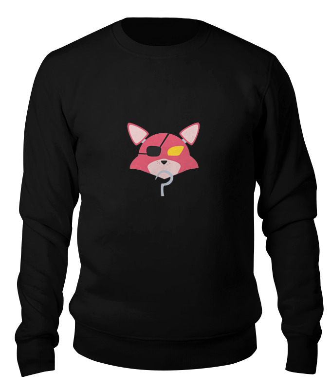 

Свитшот унисекс Printio Foxy (пять ночей у фредди) черный M, Foxy (пять ночей у фредди)