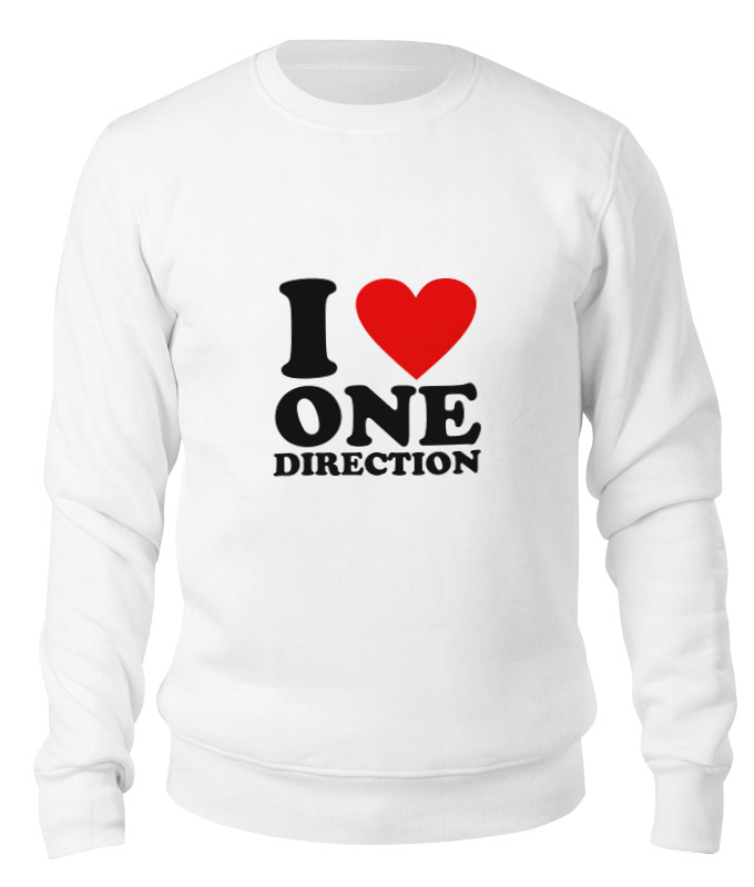 

Свитшот унисекс Printio One direction белый M, One direction