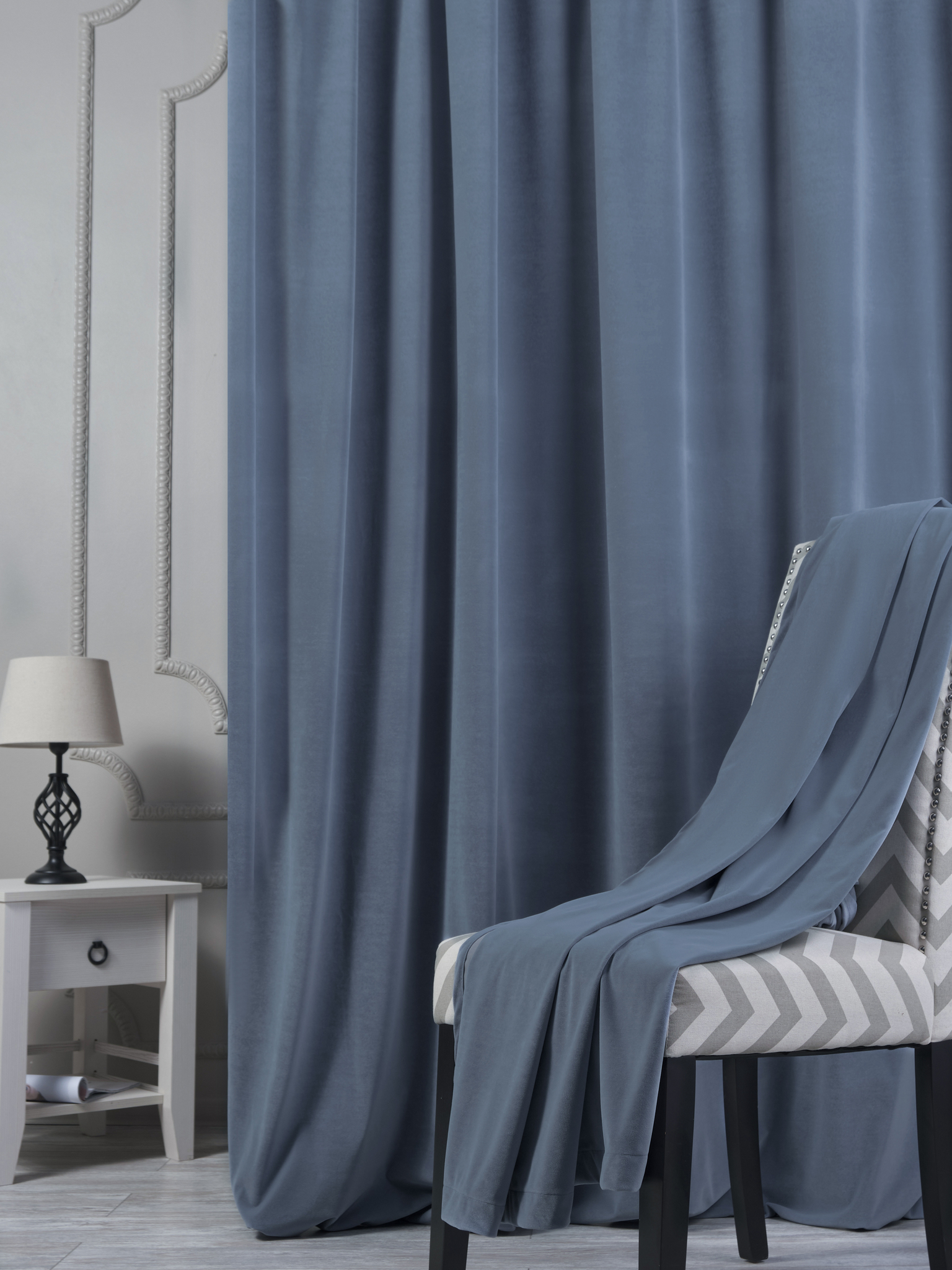 

Шторы для комнаты/Шторы/Шторы блэкаут/Штора Arya с подхватом 250X270 VELOURS