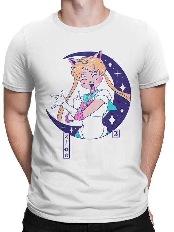 

Футболка мужская Design Heroes Аниме Сейлор Мун - Sailor Moon белая 2XL, Белый, Аниме Сейлор Мун - Sailor Moon