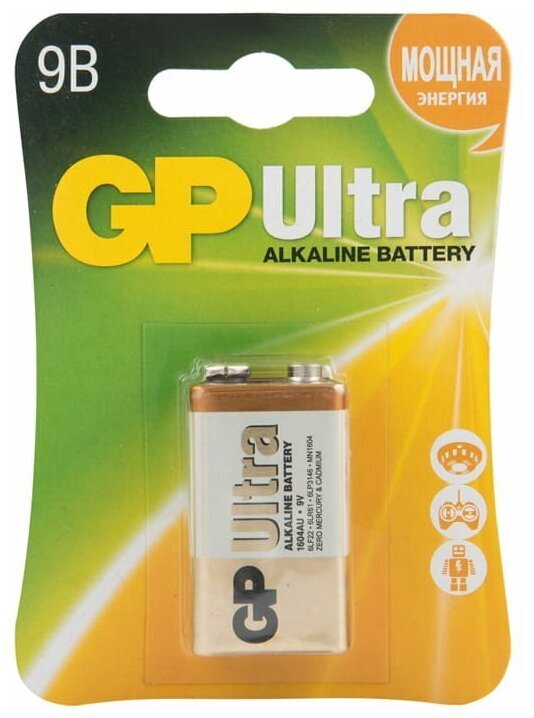 

Батарейка GP 6LR61/1BL Ultra