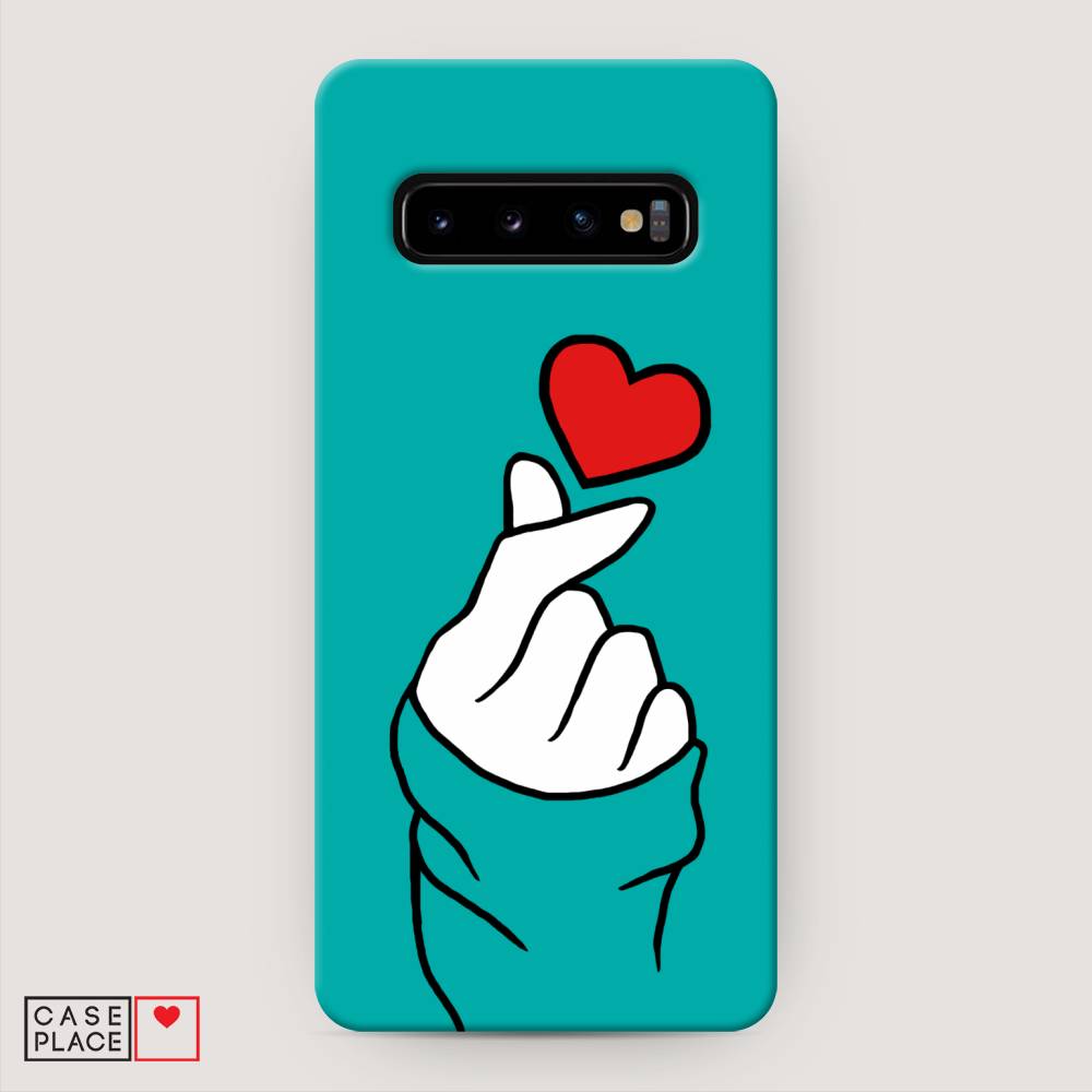 

Пластиковый чехол "Маленькое сердечко" на Samsung Galaxy S10 +, 27120-5