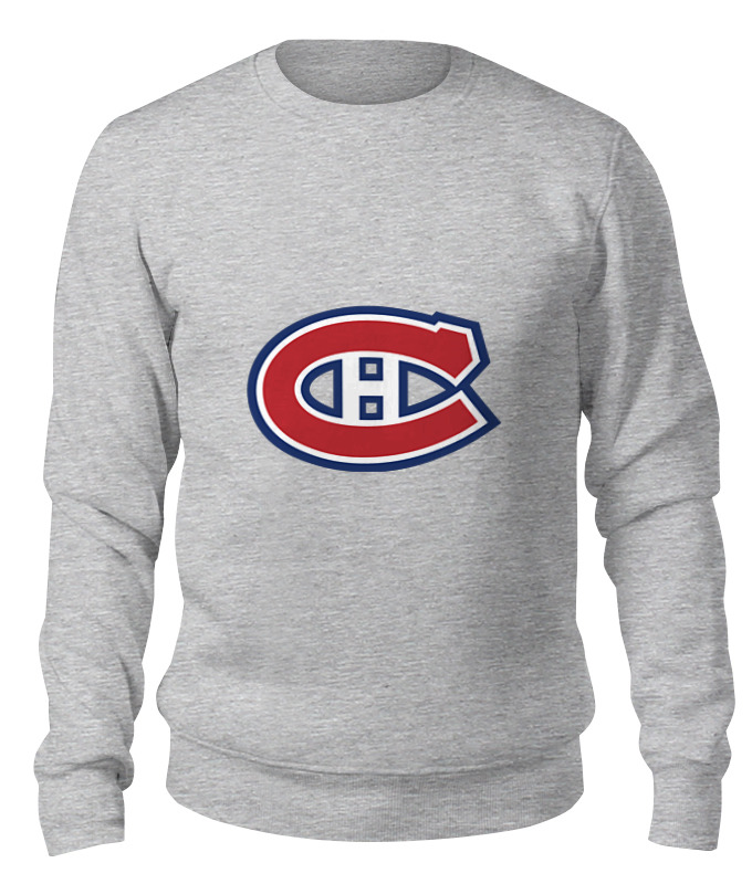 

Свитшот унисекс Printio Montreal canadiens серый L, Montreal canadiens
