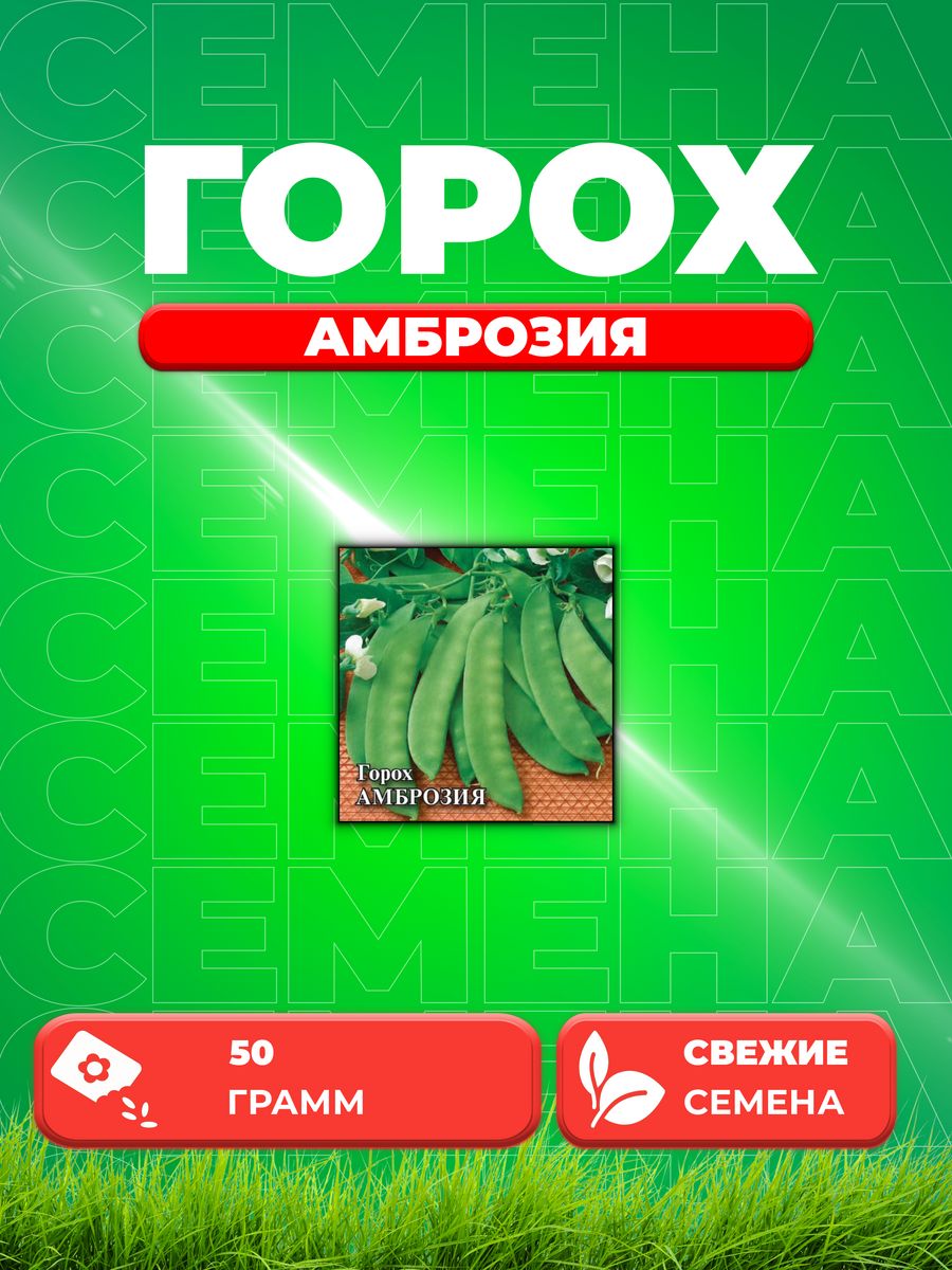 

Семена горох Амброзия Гавриш 10005944-1 1 уп.