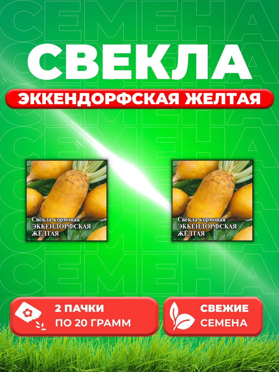 Купить Семена Свеклы Кормовой Эккендорфская Желтая