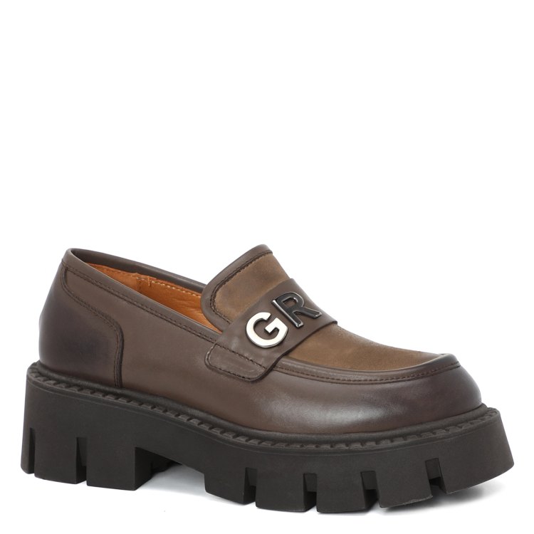 

Лоферы женские GIANNI RENZI GR976 коричневые 41 EU, GR976
