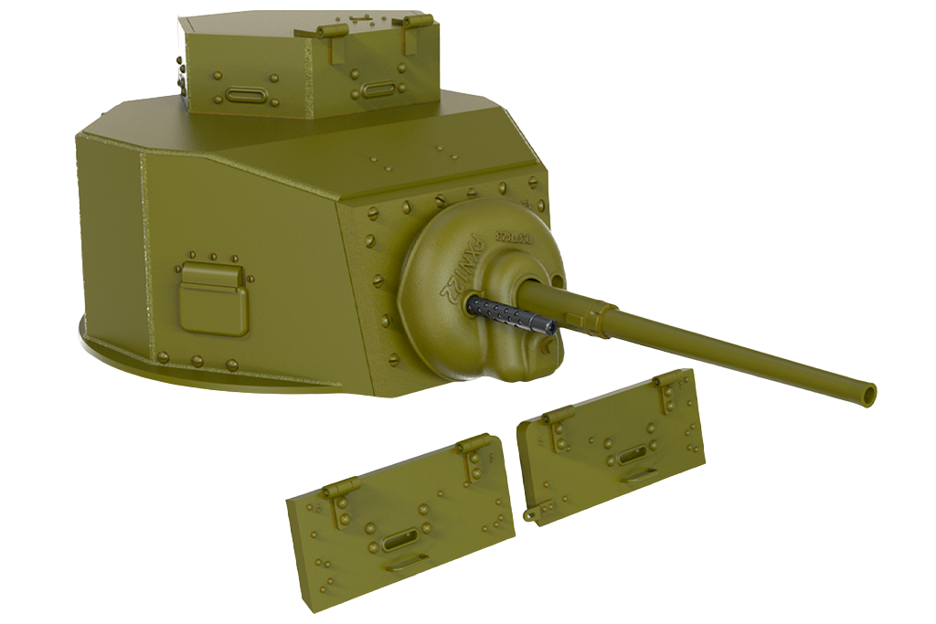 

35055FURY M3 Stuart Turret welded, D38976