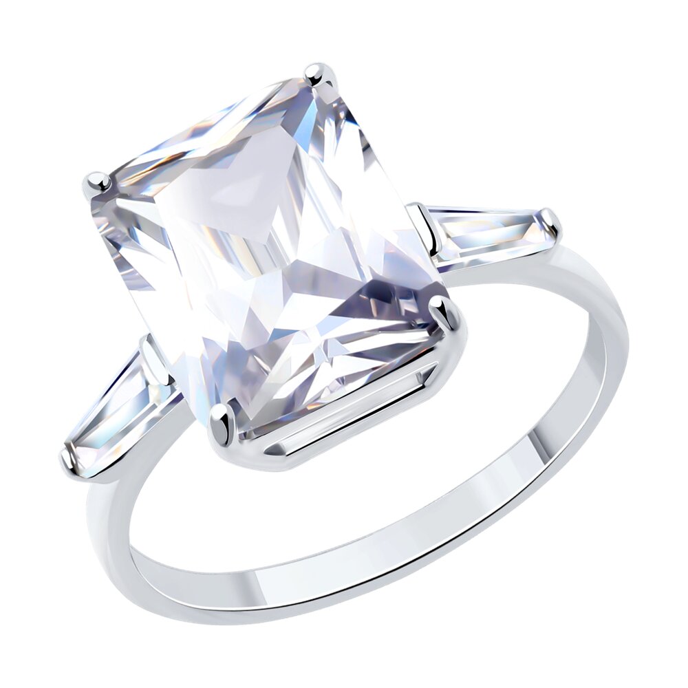 

Кольцо из серебра р. 20 SOKOLOV 94014052, фианит, 94014052