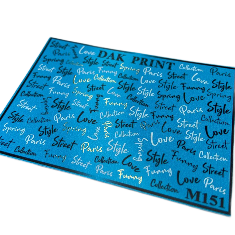 

Слайдер Dak Print M151