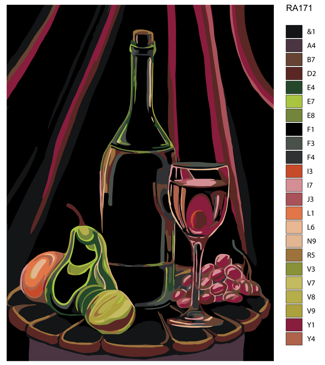 

Картина по номерам, "Живопись по номерам", 54 х 72, RA171, RA171