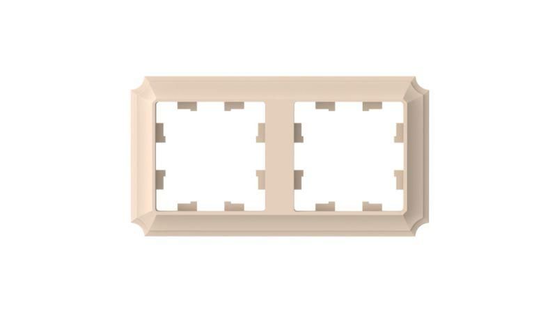 

Рамка 2-пост. AtlasDesign Antique универс. песочн. SE ATN101202, Бежевый