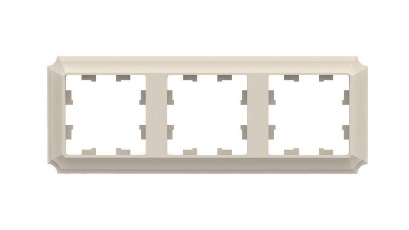 

Рамка 3-пост. AtlasDesign Antique универс. беж. SE ATN100203, Бежевый