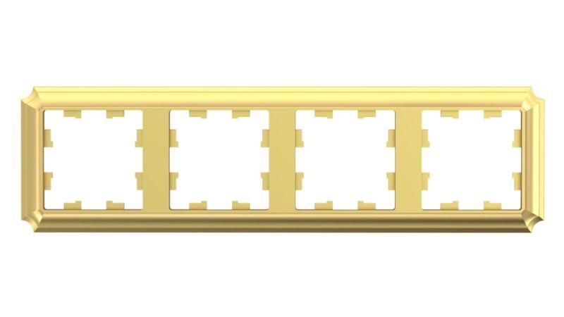 

Рамка 4-пост. AtlasDesign Antique универс. зол. SE ATN101604, Желтый