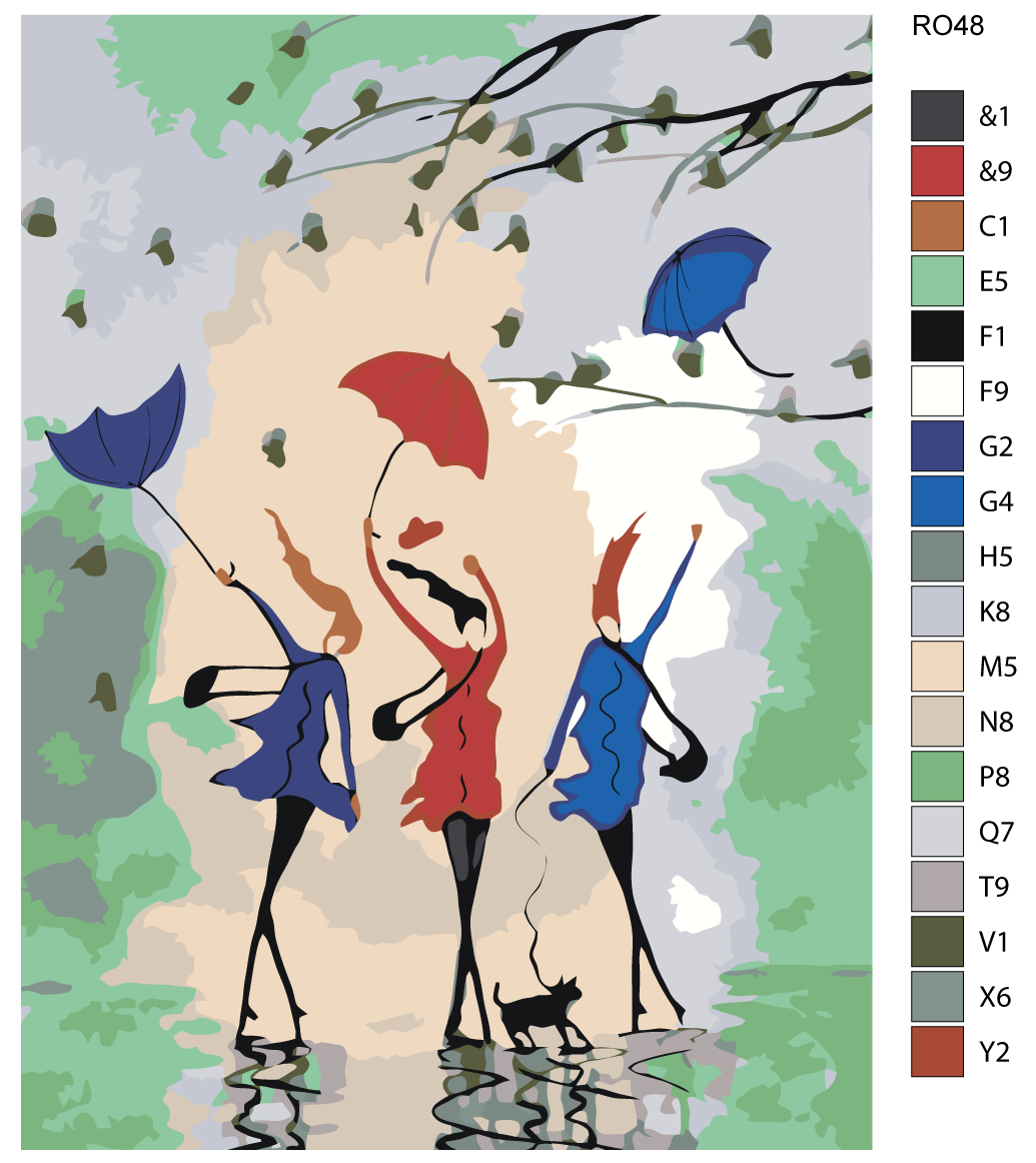 

Картина по номерам, "Живопись по номерам", 54 х 72, RO48, RO48