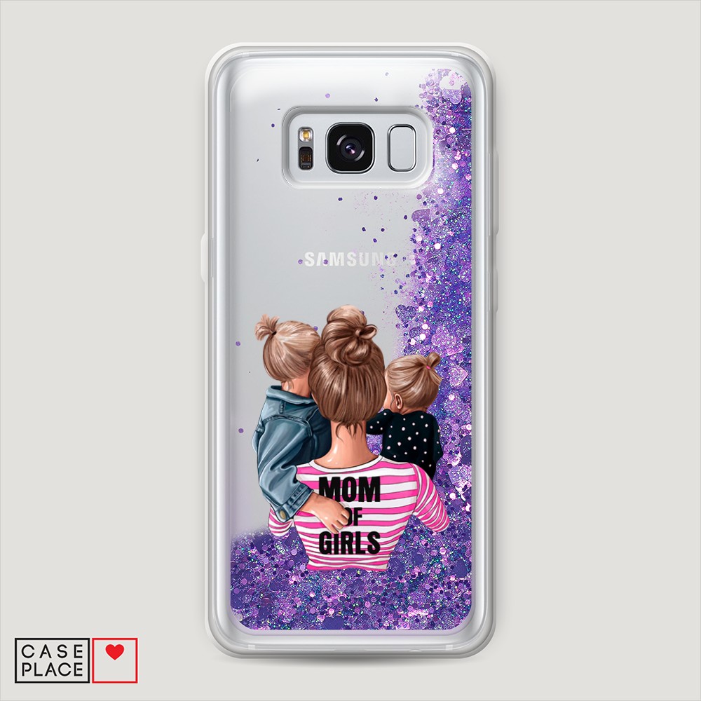 

Чехол Awog на Samsung Galaxy S8 Plus "Mom of Girls", Разноцветный, 24892-1
