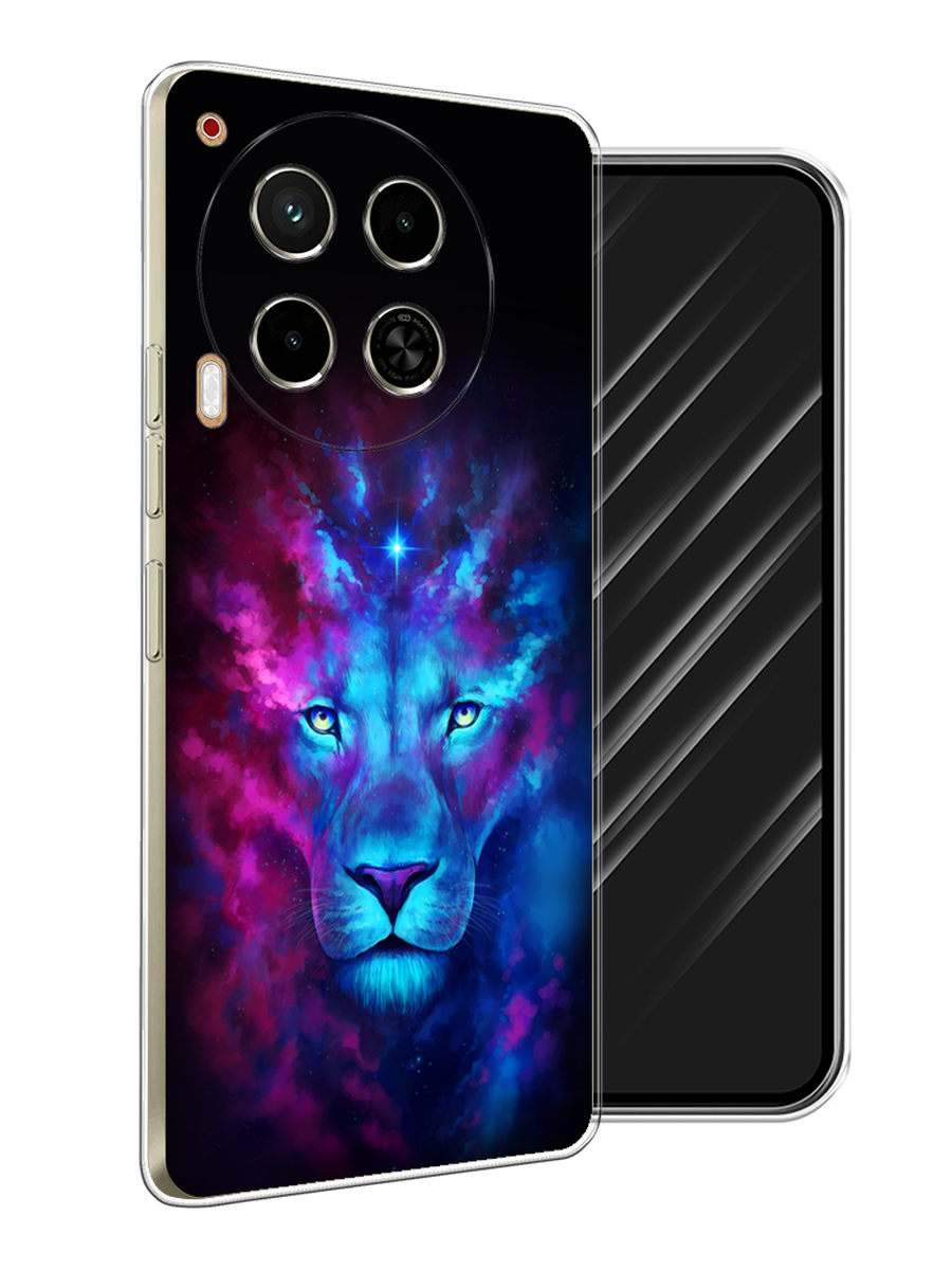 

Чехол Awog на Tecno Camon 30 4G "Космический лев", Голубой, 305650-1
