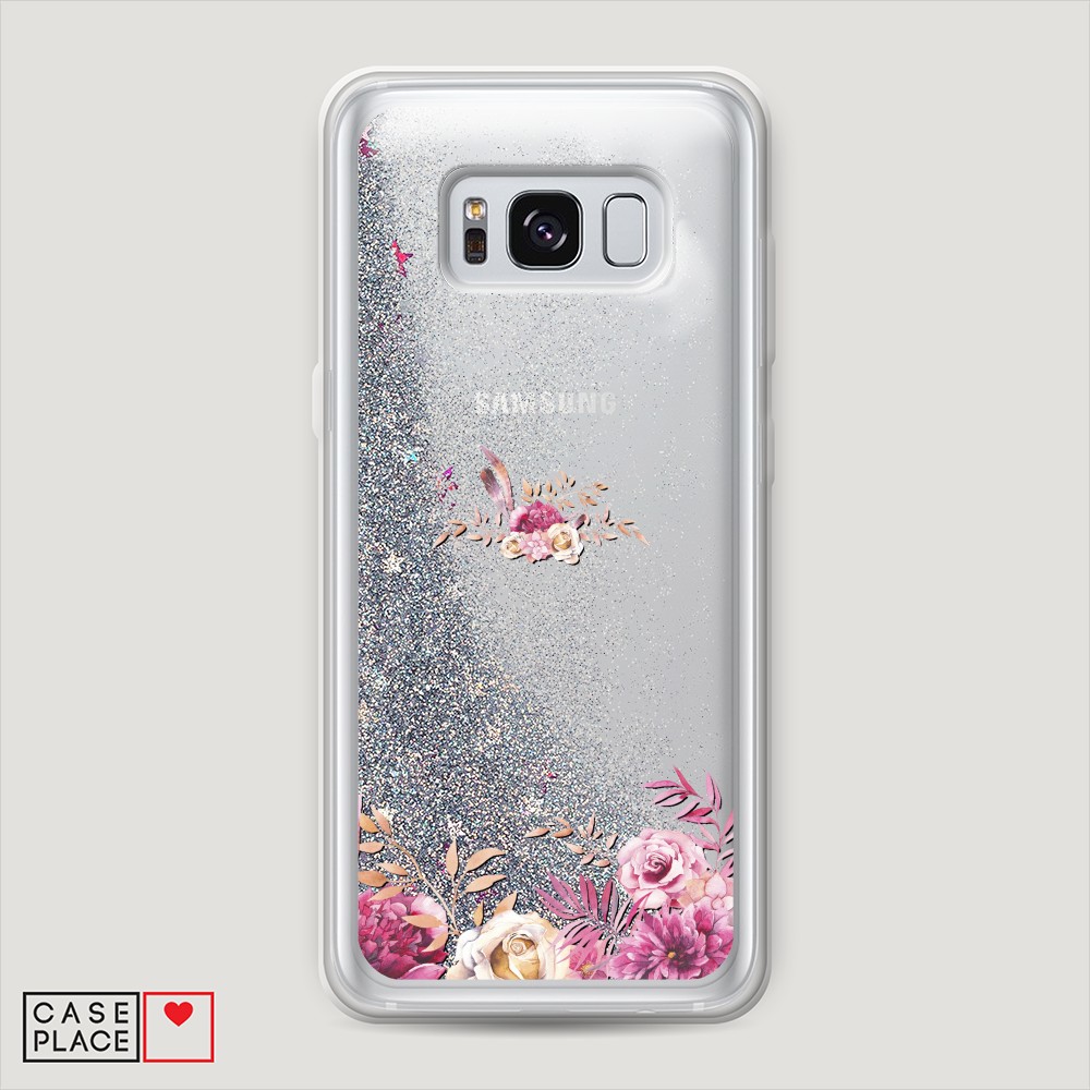 

Чехол Awog на Samsung Galaxy S8 Plus "Нежные розовые цветы", Разноцветный, 24891-1
