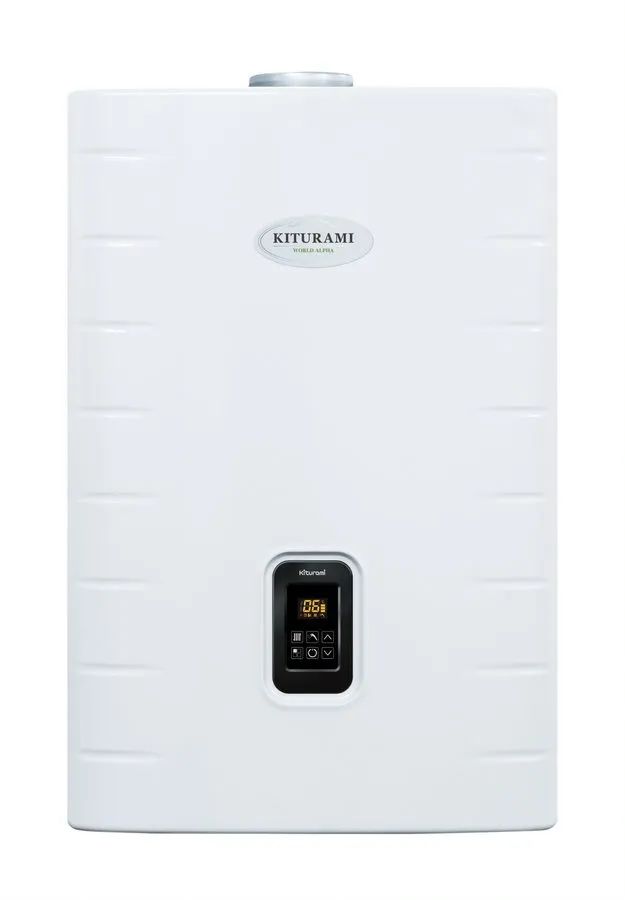 Настенный газовый двухконтурный котел Kiturami World Alpha S-30 A21E220267 hello world