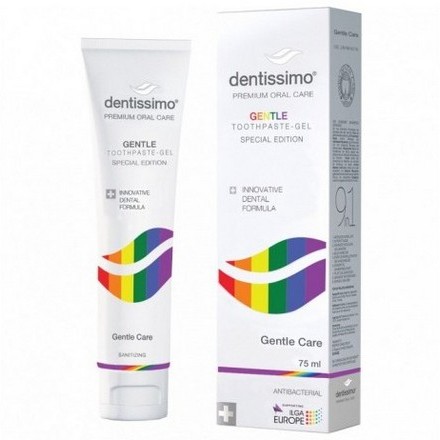 Зубная паста Dentissimo Gentle Care Sanitizing, 75 мл