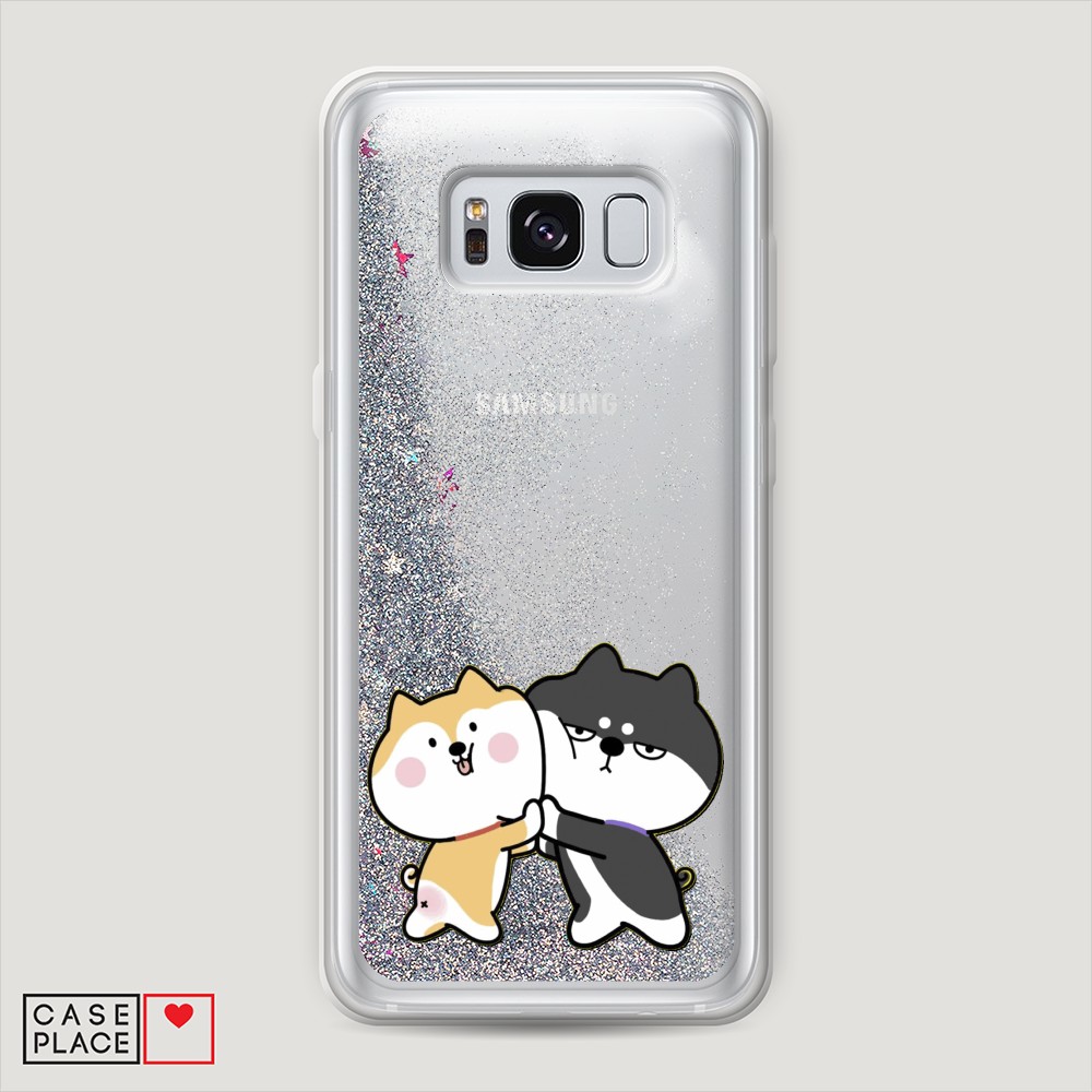 

Чехол Awog на Samsung Galaxy S8 Plus "Обнимашки акита", Разноцветный, 24891-1