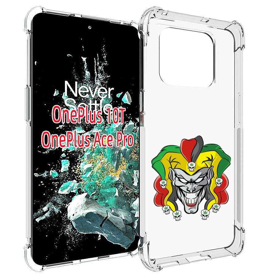 

Чехол MyPads злодей-клоун для OnePlus 10T, Прозрачный, Tocco