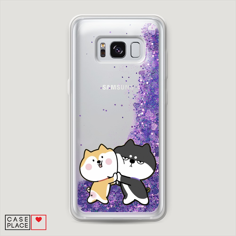 

Чехол Awog на Samsung Galaxy S8 Plus "Обнимашки акита", Разноцветный, 24892-1