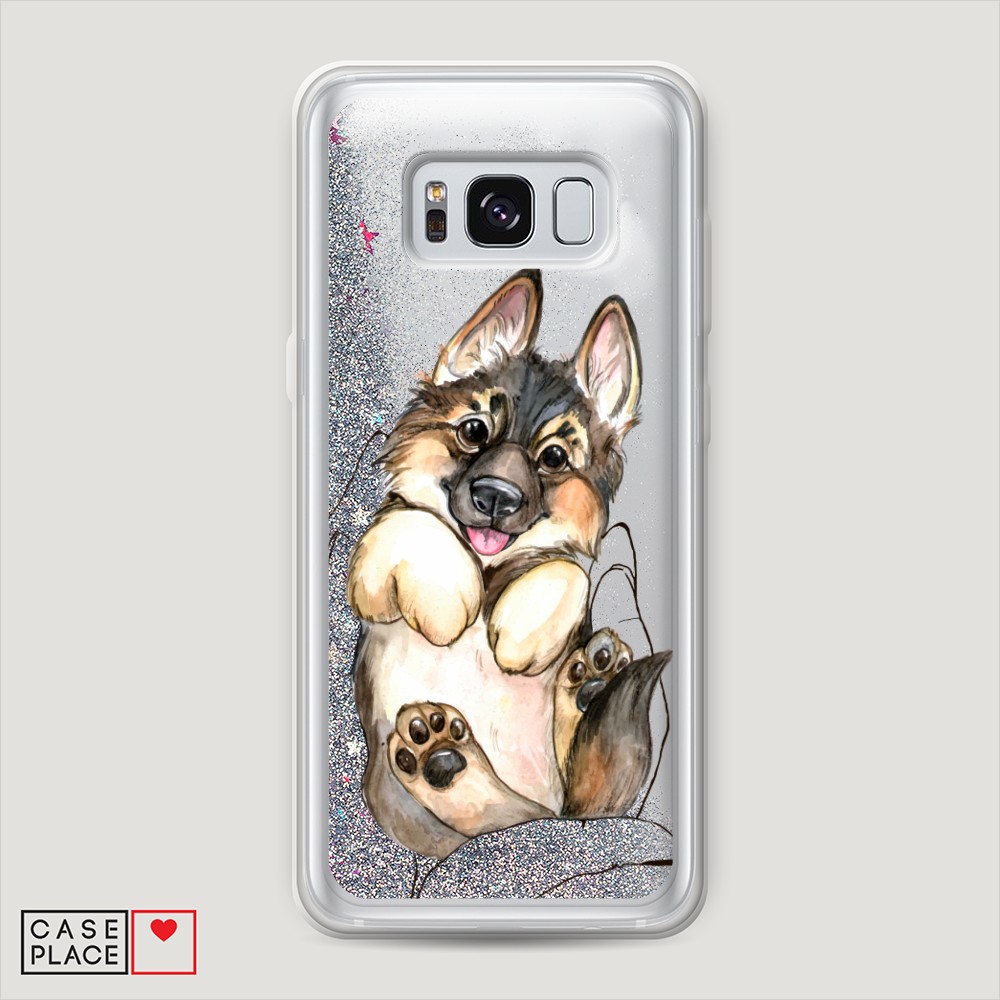 

Чехол Awog на Samsung Galaxy S8 Plus "Овчарка в ладошках", Разноцветный, 24891-1