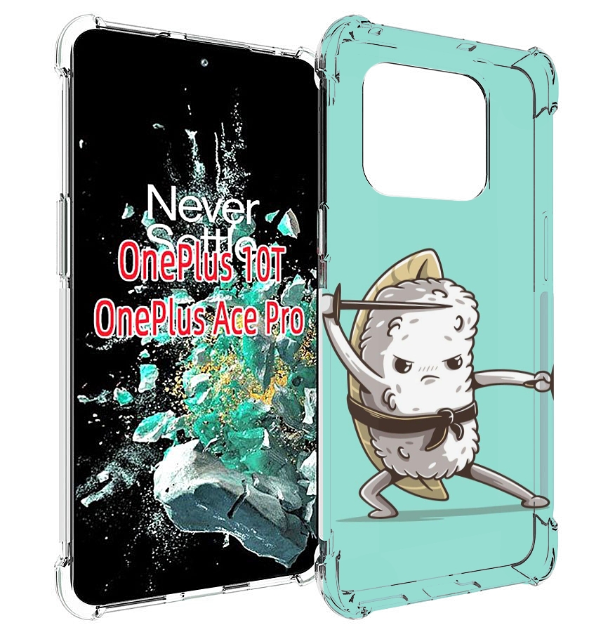 

Чехол MyPads злой суши детский для OnePlus 10T, Прозрачный, Tocco