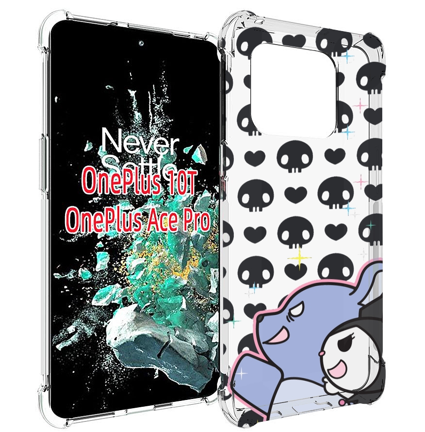 

Чехол MyPads злые-мини-животные детский для OnePlus 10T, Прозрачный, Tocco