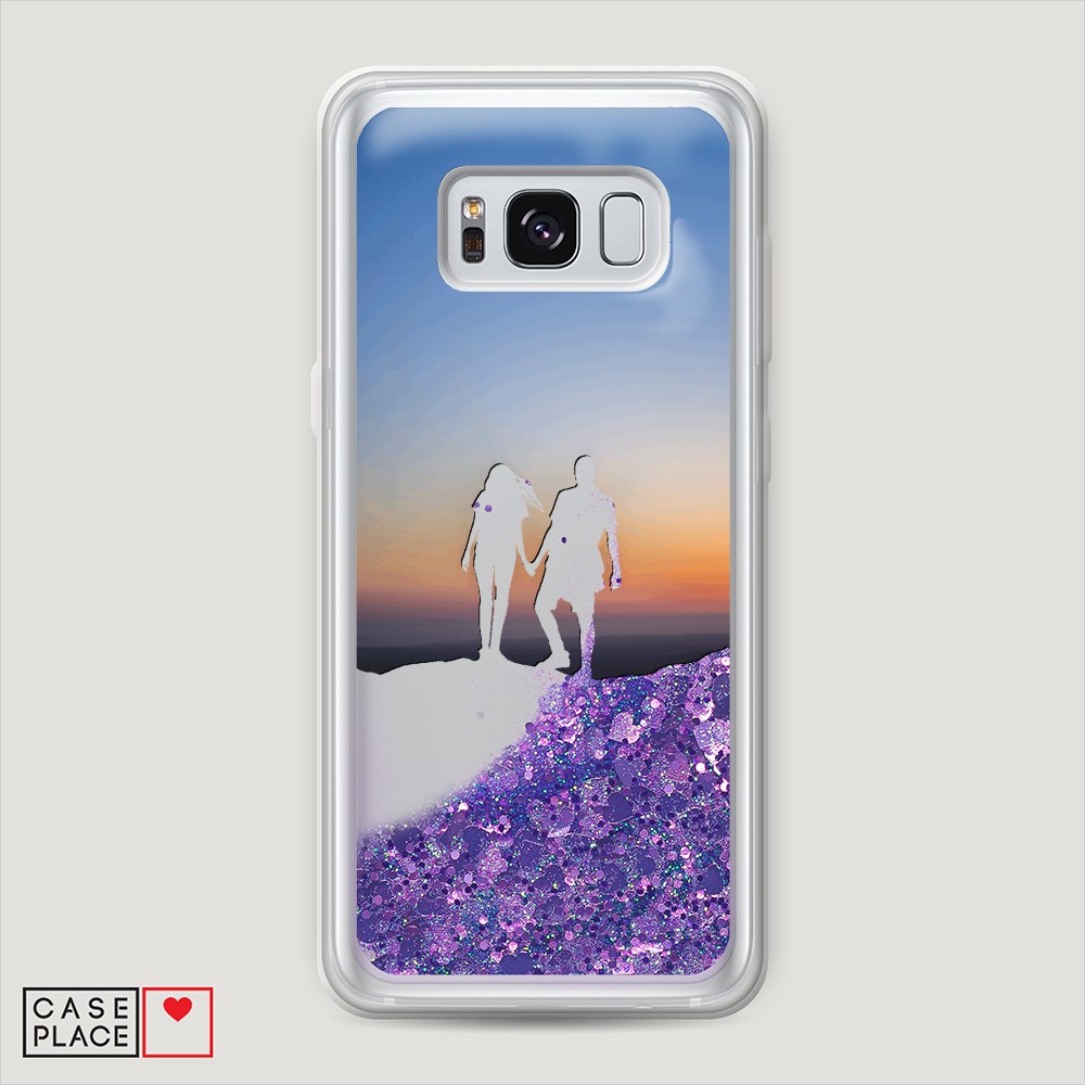 

Чехол Awog на Samsung Galaxy S8 Plus "Пара на краю света", Разноцветный, 24892-1