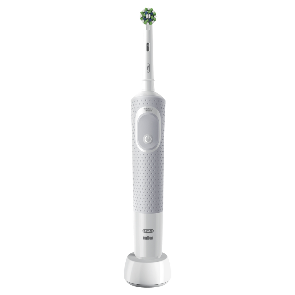 Электрическая зубная щетка Oral-B Protect X Clean белый щетка для уборки 30 см двусторонняя резина пластик серо белая clean