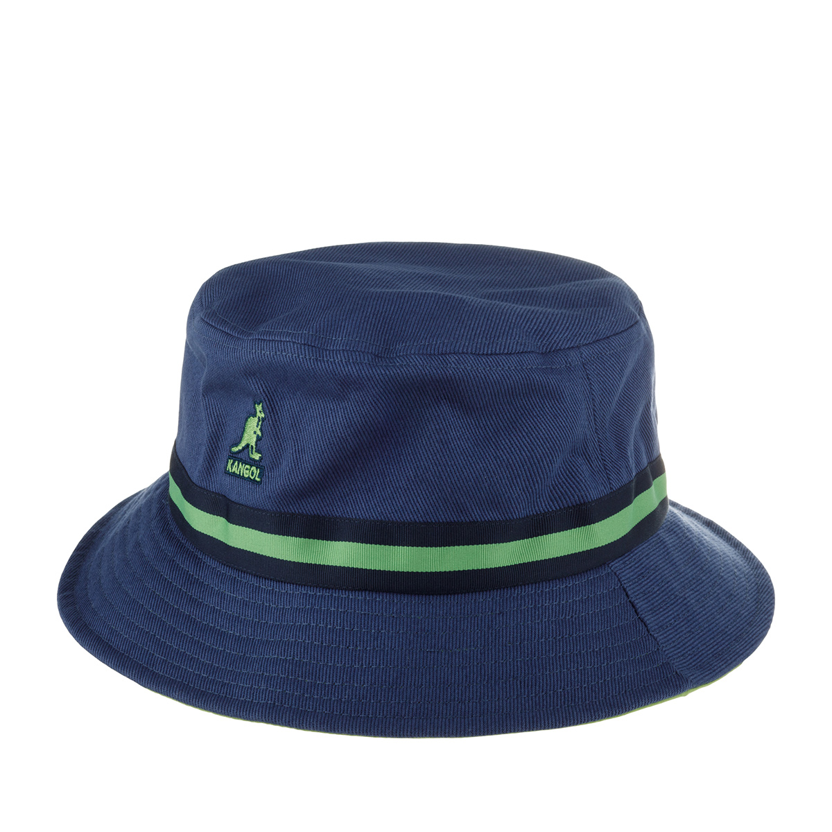 Панама унисекс Kangol K4012SP Stripe Lahinch темно-синяя, р.57