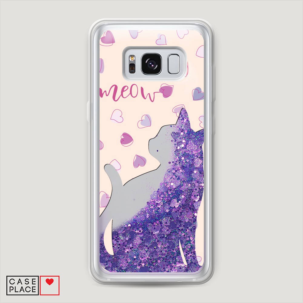 

Чехол Awog на Samsung Galaxy S8 Plus "Прозрачный кот", Разноцветный, 24892-1