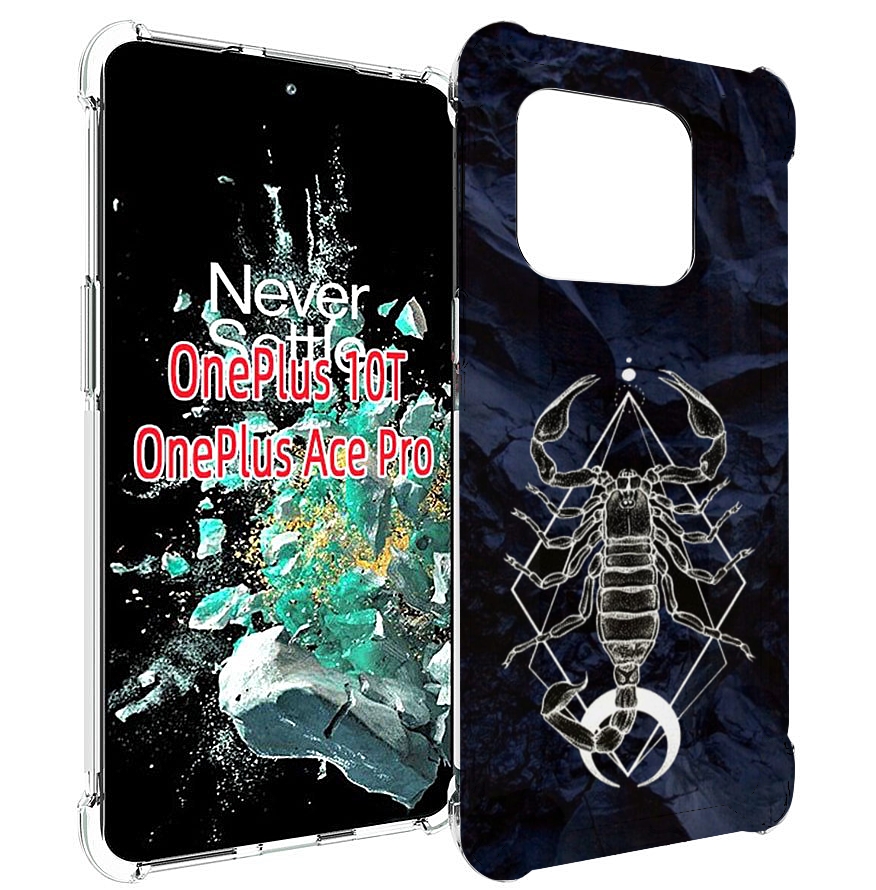 

Чехол MyPads знак зодиака скорпион 3 для OnePlus 10T, Прозрачный, Tocco