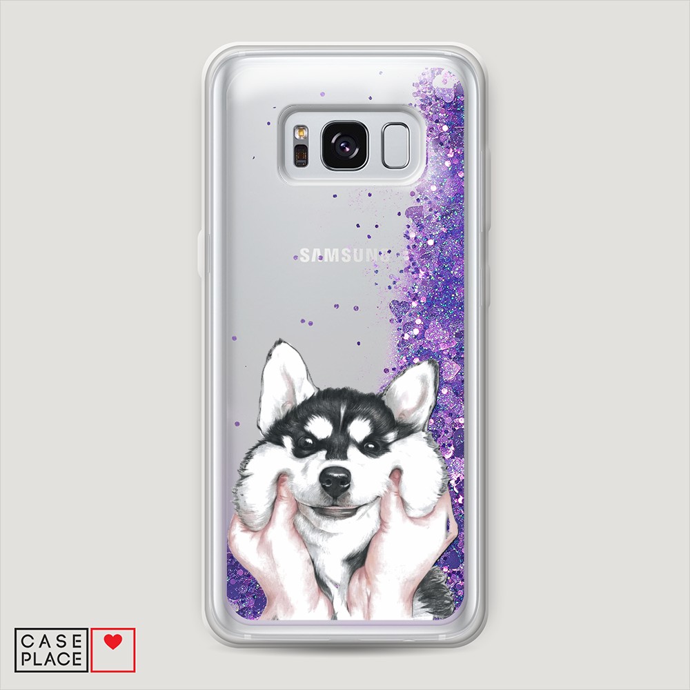 

Чехол Awog на Samsung Galaxy S8 Plus "Щечки хаски", Разноцветный, 24892-1
