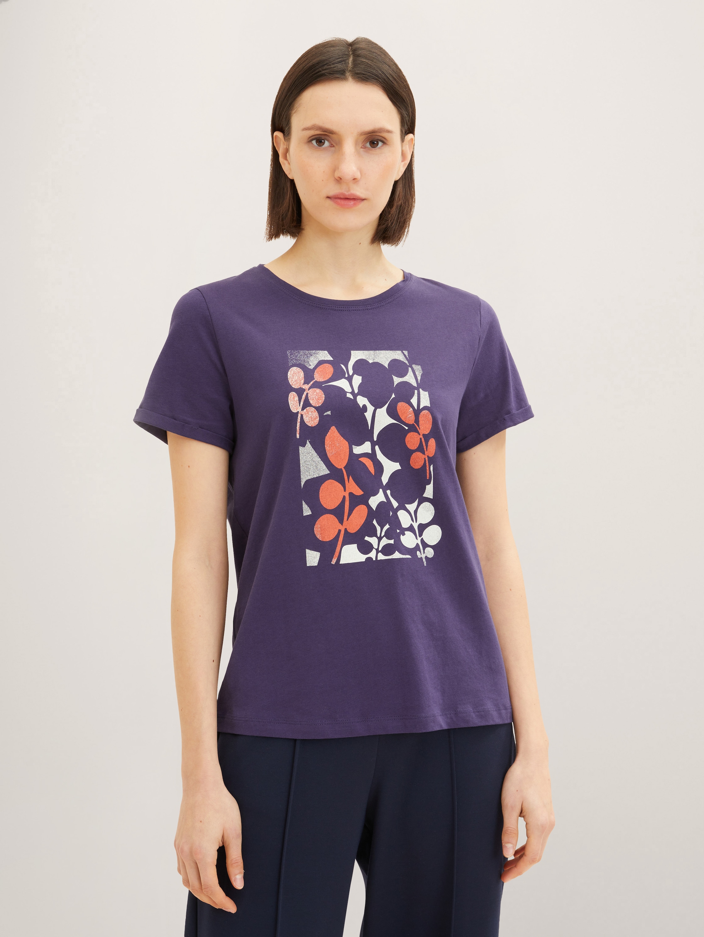 

Футболка женская TOM TAILOR 1035470 синяя XS, Синий, 1035470