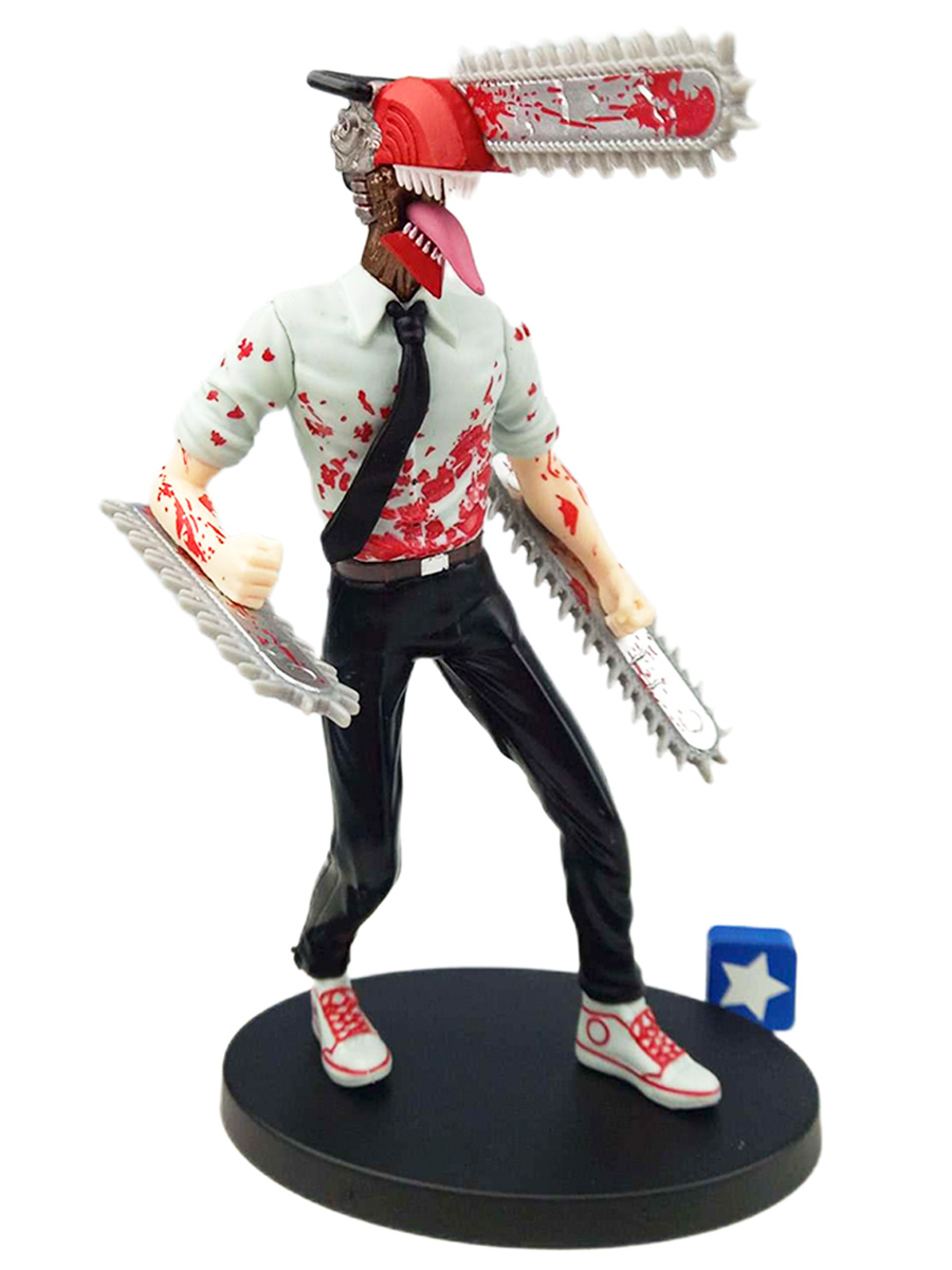 

Фигурка StarFriend Человек бензопила Денджи Chainsaw Man Denji подставка 18 см, Chainsaw Man Denji