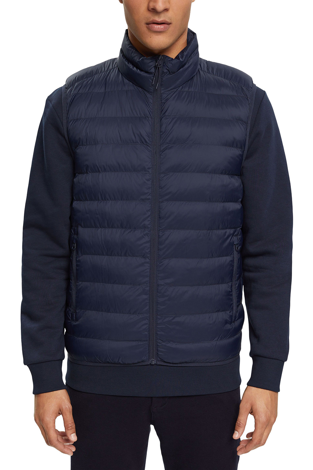 

Утепленный жилет мужской Esprit Casual 992EE2H301 синий M, 992EE2H301