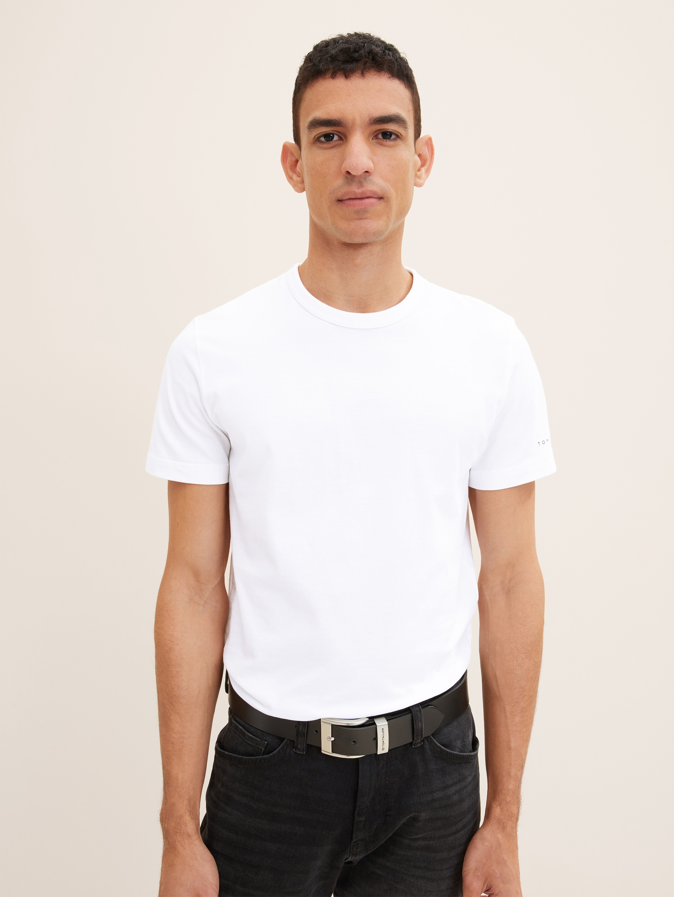 

Футболка мужская TOM TAILOR 1035552 белая 2XL, Белый, 1035552
