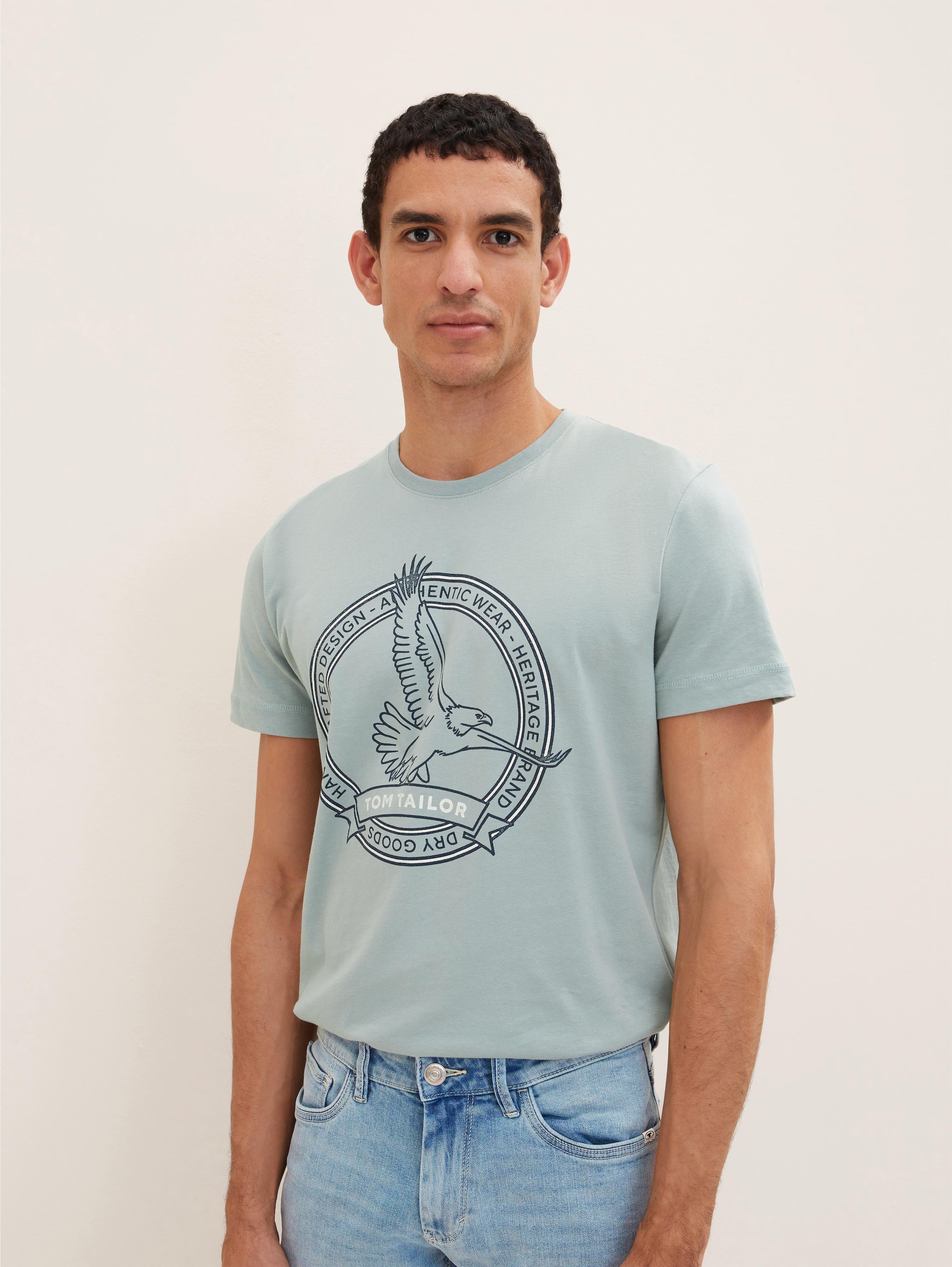 

Футболка мужская TOM TAILOR 1037046 голубая XL, Голубой, 1037046