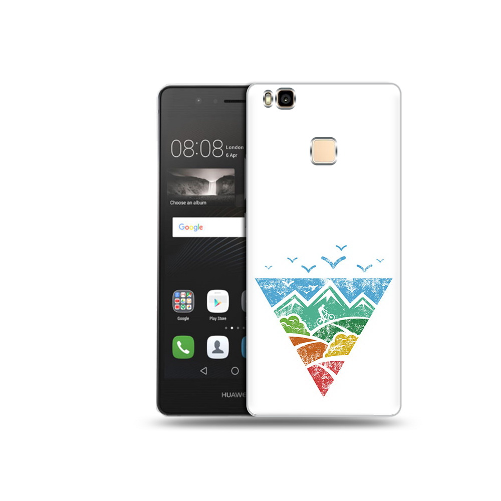 

Чехол MyPads Tocco для Huawei P9 Lite Лес земля море чайки (PT74547.57.105), Прозрачный, Tocco