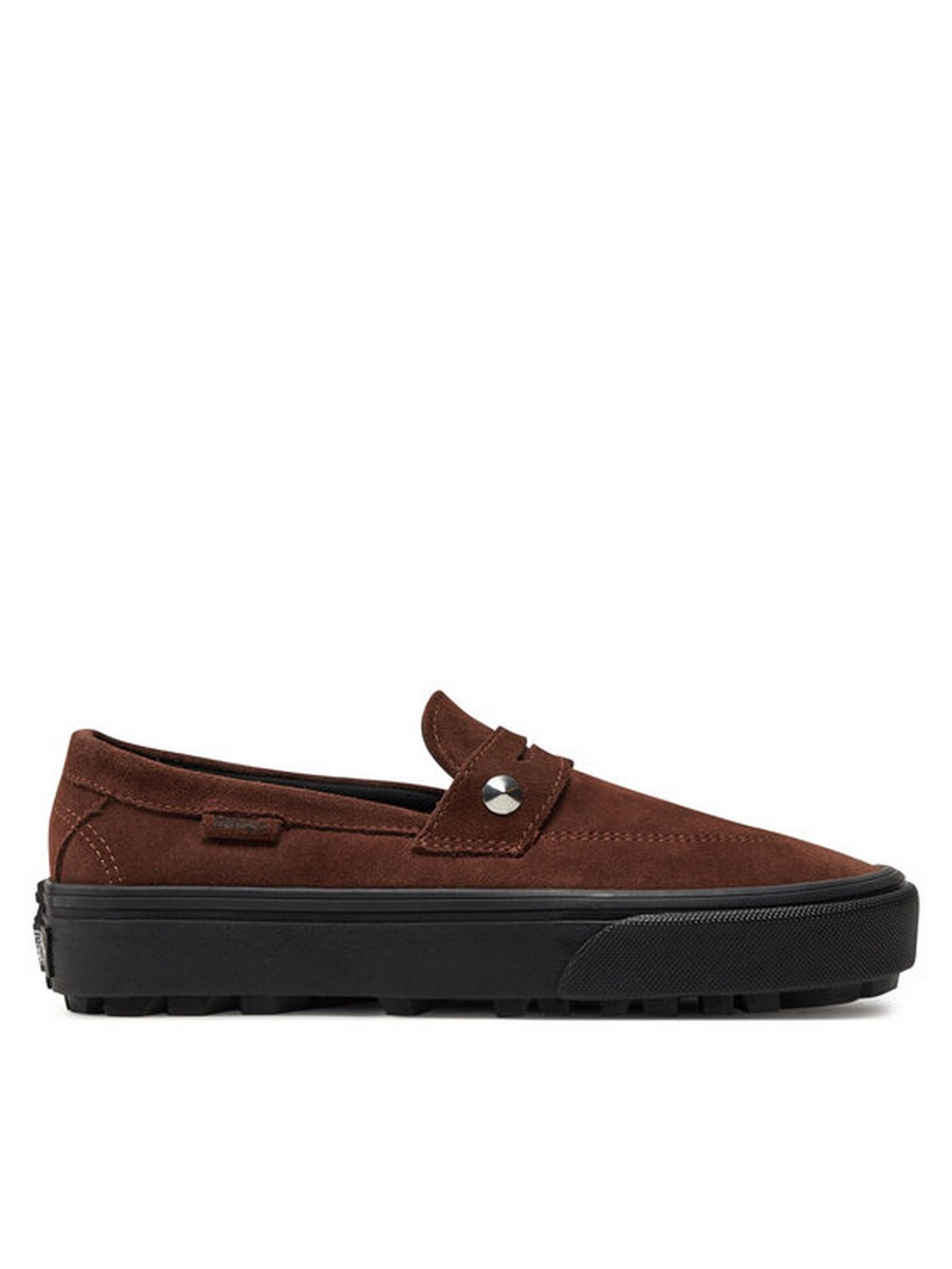 

Слипоны женские Vans Style 53 VN000CTAY491 коричневые 41 EU, Коричневый, Style 53 VN000CTAY491