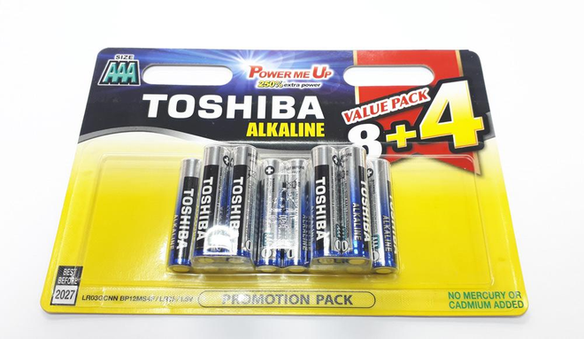 

Батарейка щелочная Toshiba LR03/12BL 12 штук