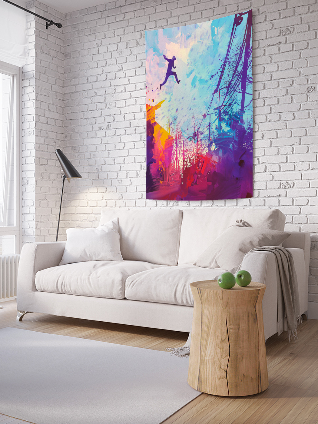 

Вертикальное фотопанно на стену JoyArty Прыжок веры 100x150 см, Прыжок веры
