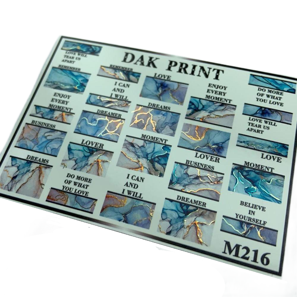 

Слайдер Dak Print M216