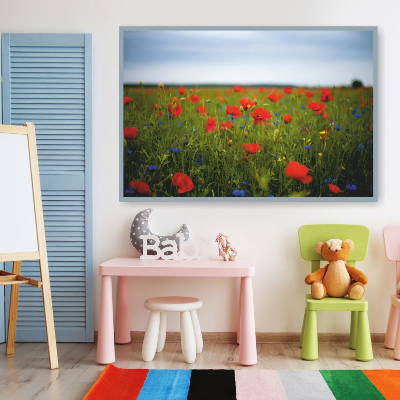 

Постер на холсте ПолиЦентр Цветочное поле 50х40 см, ЦветочноеПолеТип8